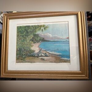 "7 Mile Beach - G. Cayman Island" Watercolor by Debbie Rose Chase Van Der Bol